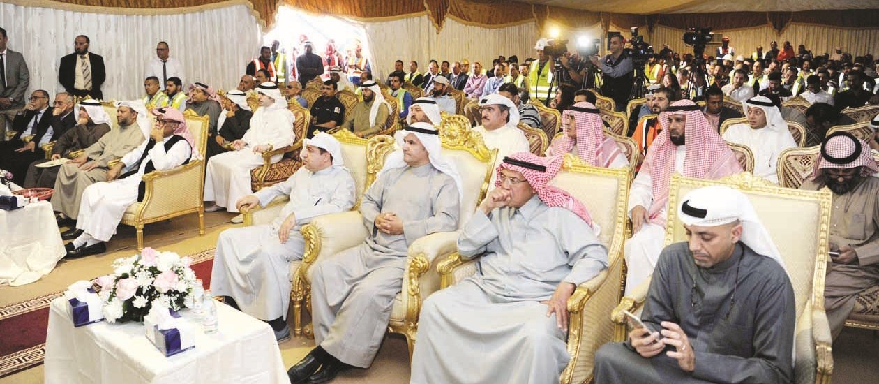 المرزوق وبوشهري والغانم والبرجس يتقدمون حضور حفل الافتتاح