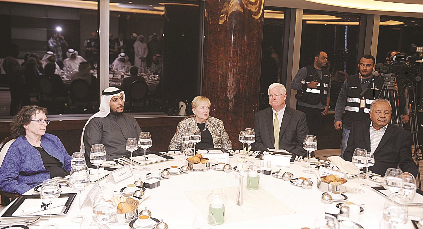 جانب من حضور حفل التكريم