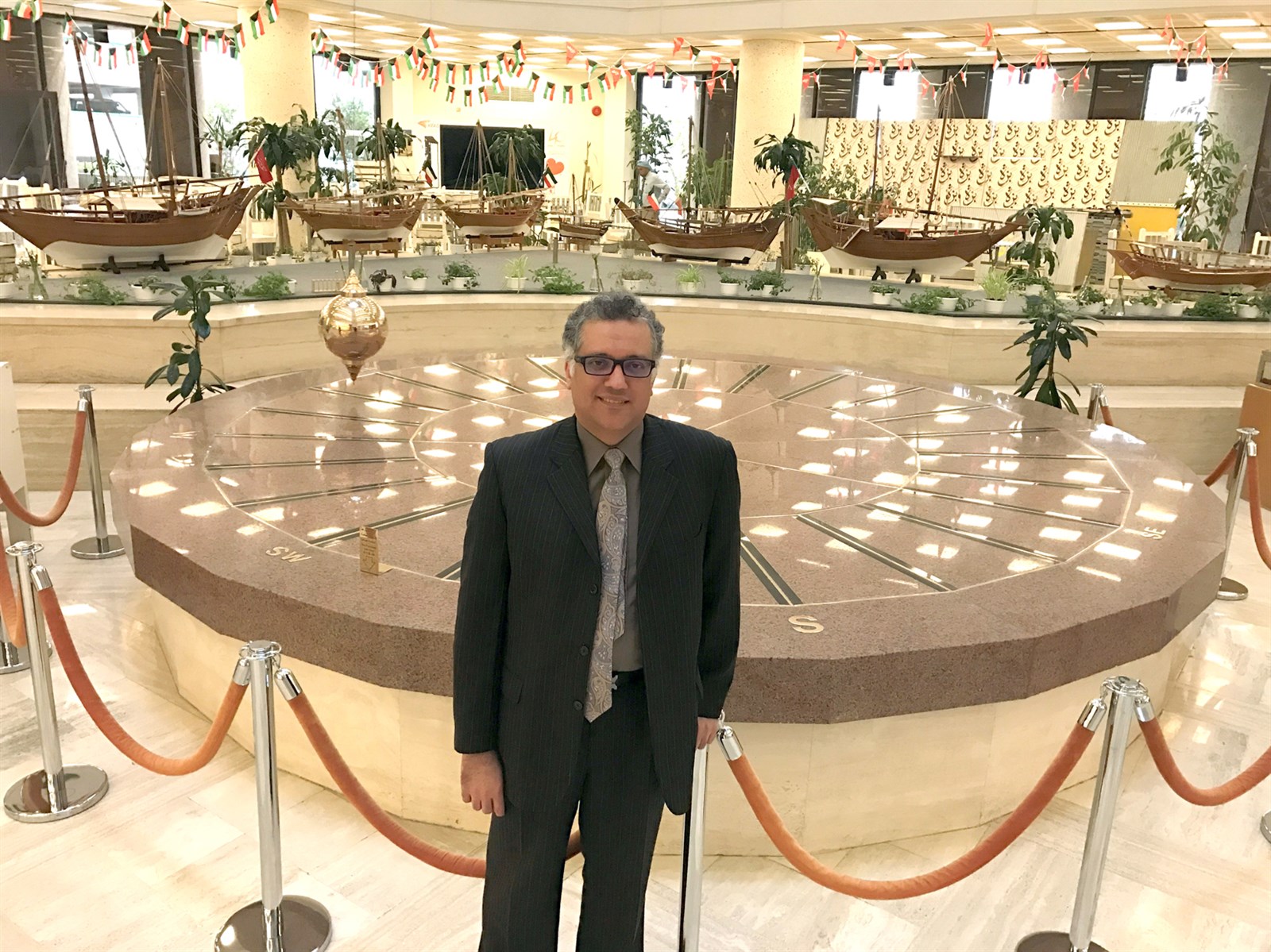 بسام الفيلي خلال الرحلة الاستكشافية