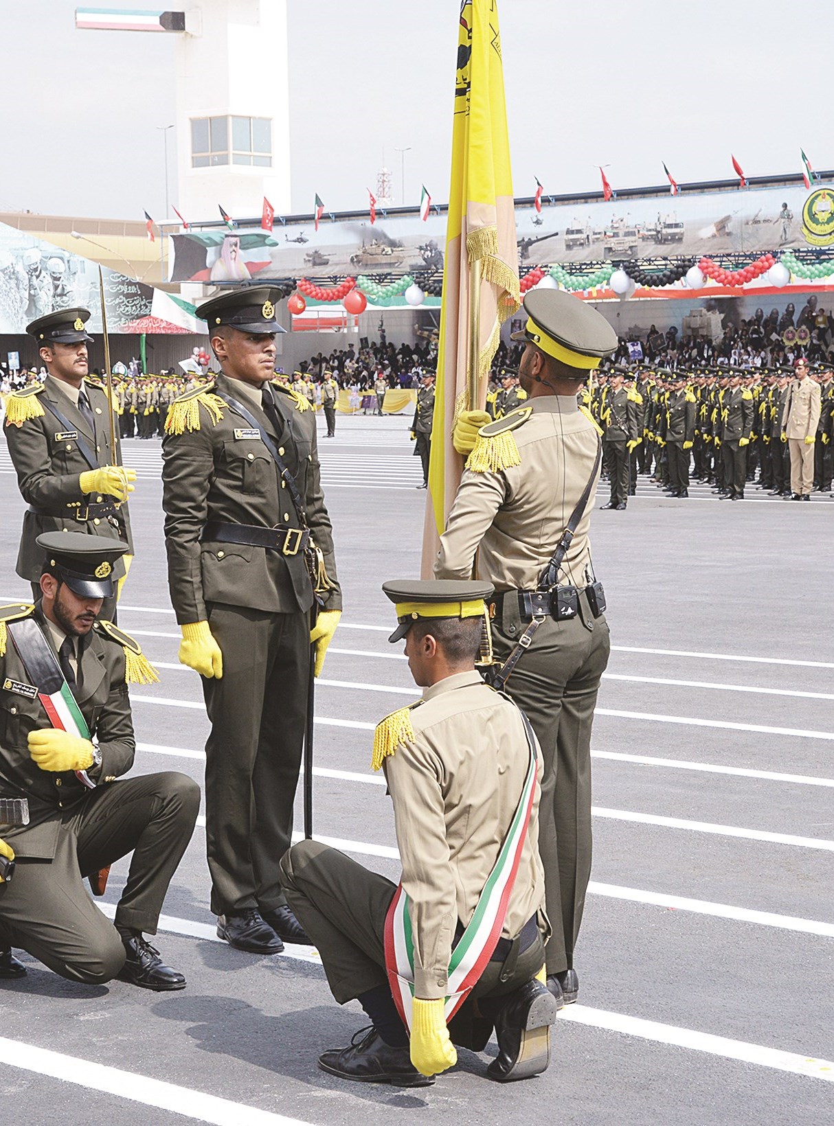 مراسم تسليم علم الدفعة