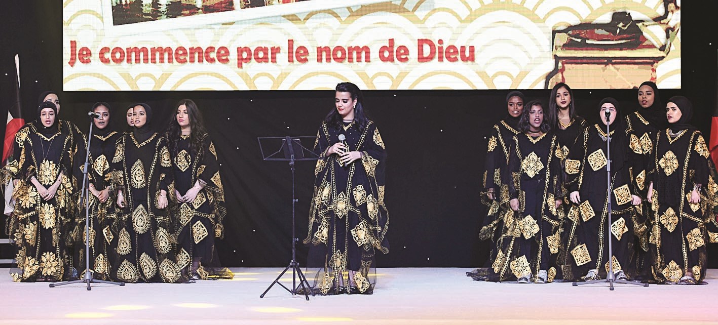 فقرة فنية قدمتها طالبات ثانوية فارعة بنت أبي الصلت