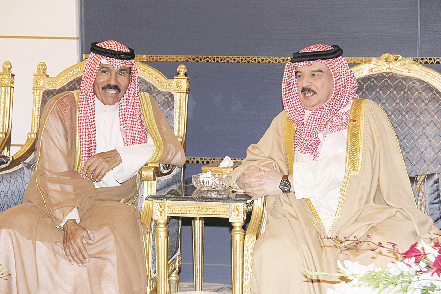 ملك البحرين وولي العهد