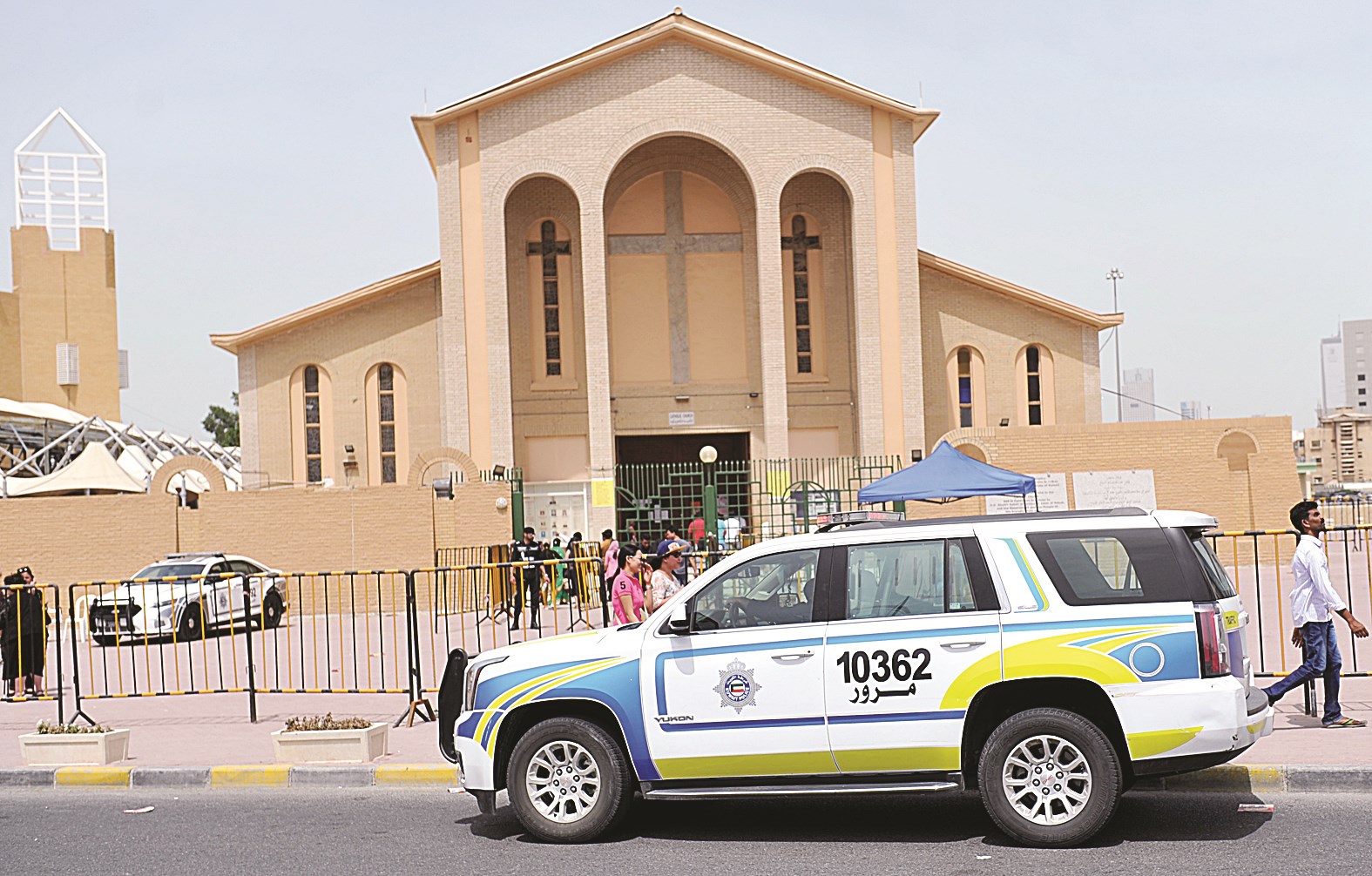 انتشار أمني في محيط إحدى الكنائس