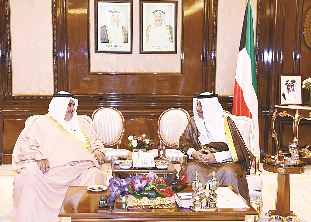 جابر المبارك مستقبلاً خالد بن أحمد