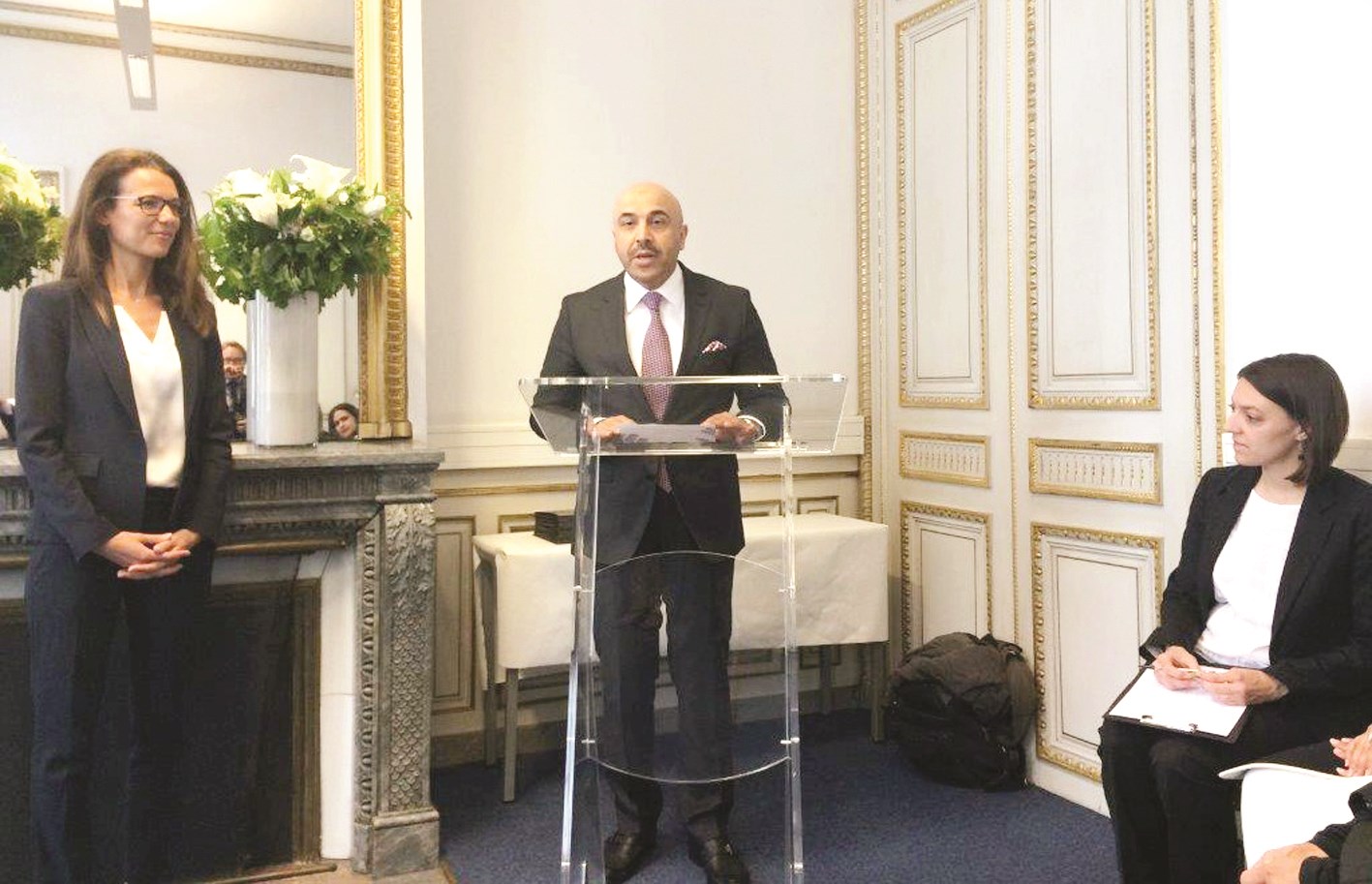 سامي السليمان يلقي كلمته