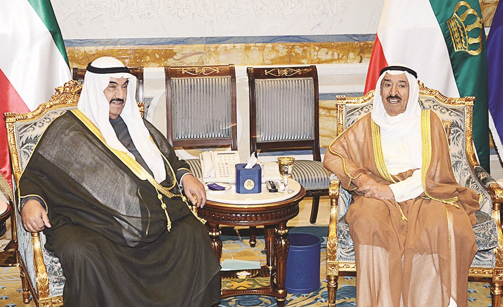 صاحب السمو مستقبلاً ناصر المحمد