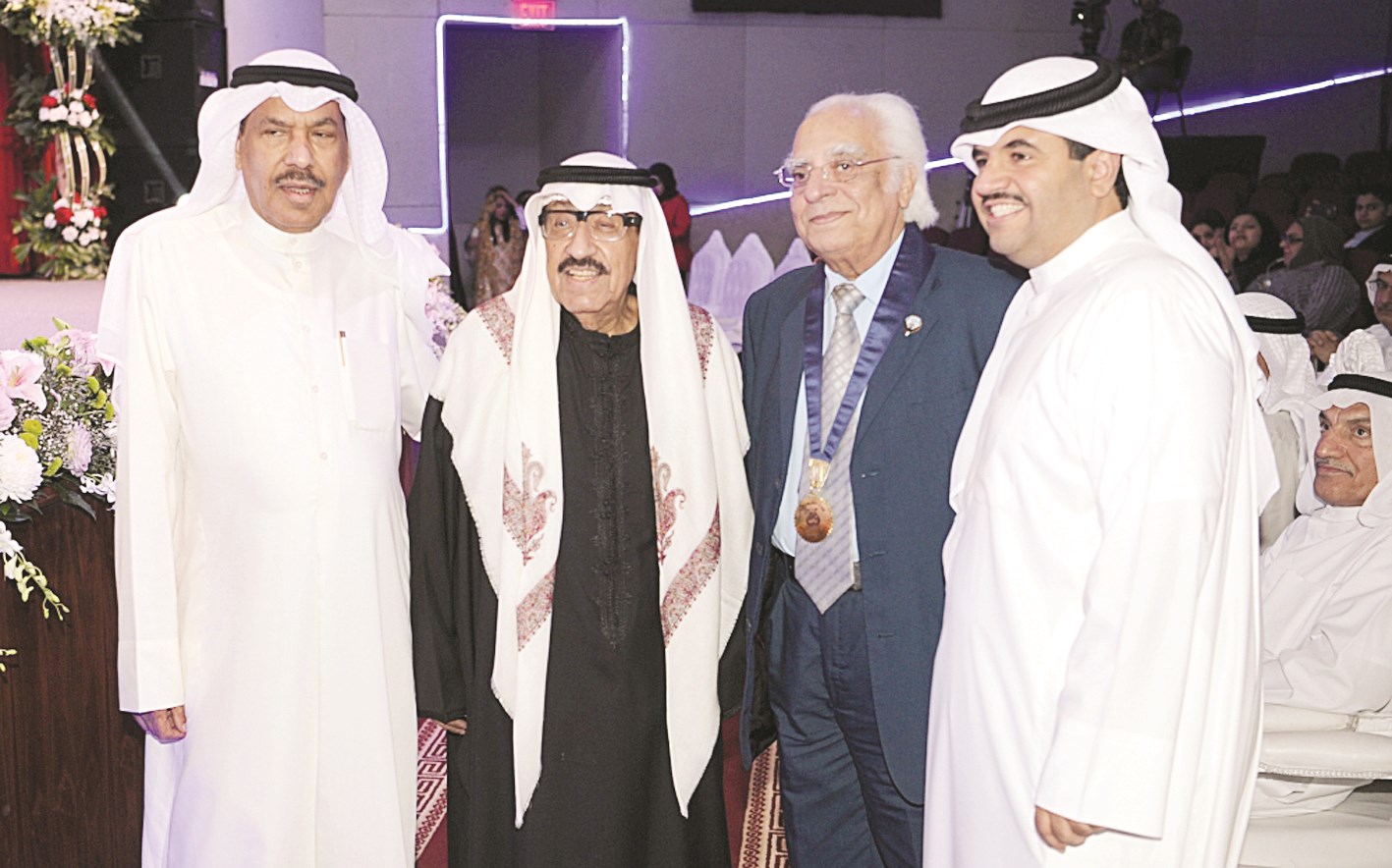 دعيج الخليفة وسعيد البنا وشادي الخليج وغنام الديكان (تصوير طارق عزالدين)