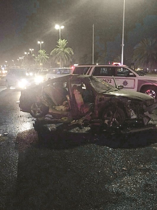 ... واحتراق سيارة أخرى