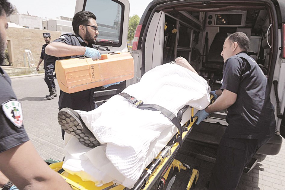 إسعاف حالة خطرة إلى مستشفى الصباح