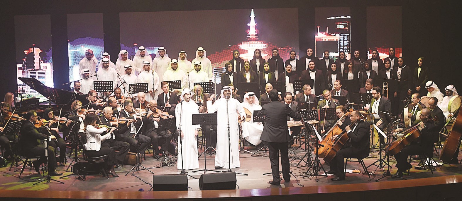 من الحفل الموسيقي