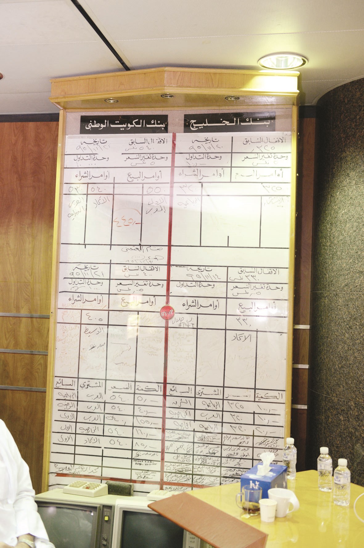 التداول اليدوي... كان زمان