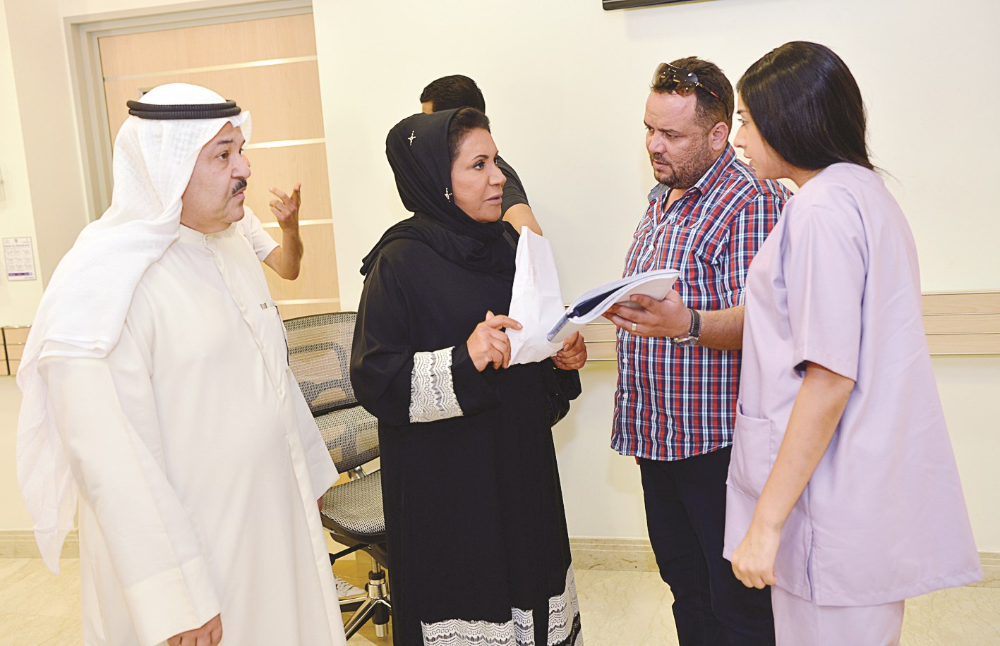 حوار قبل التصوير مع المخرج الهواري