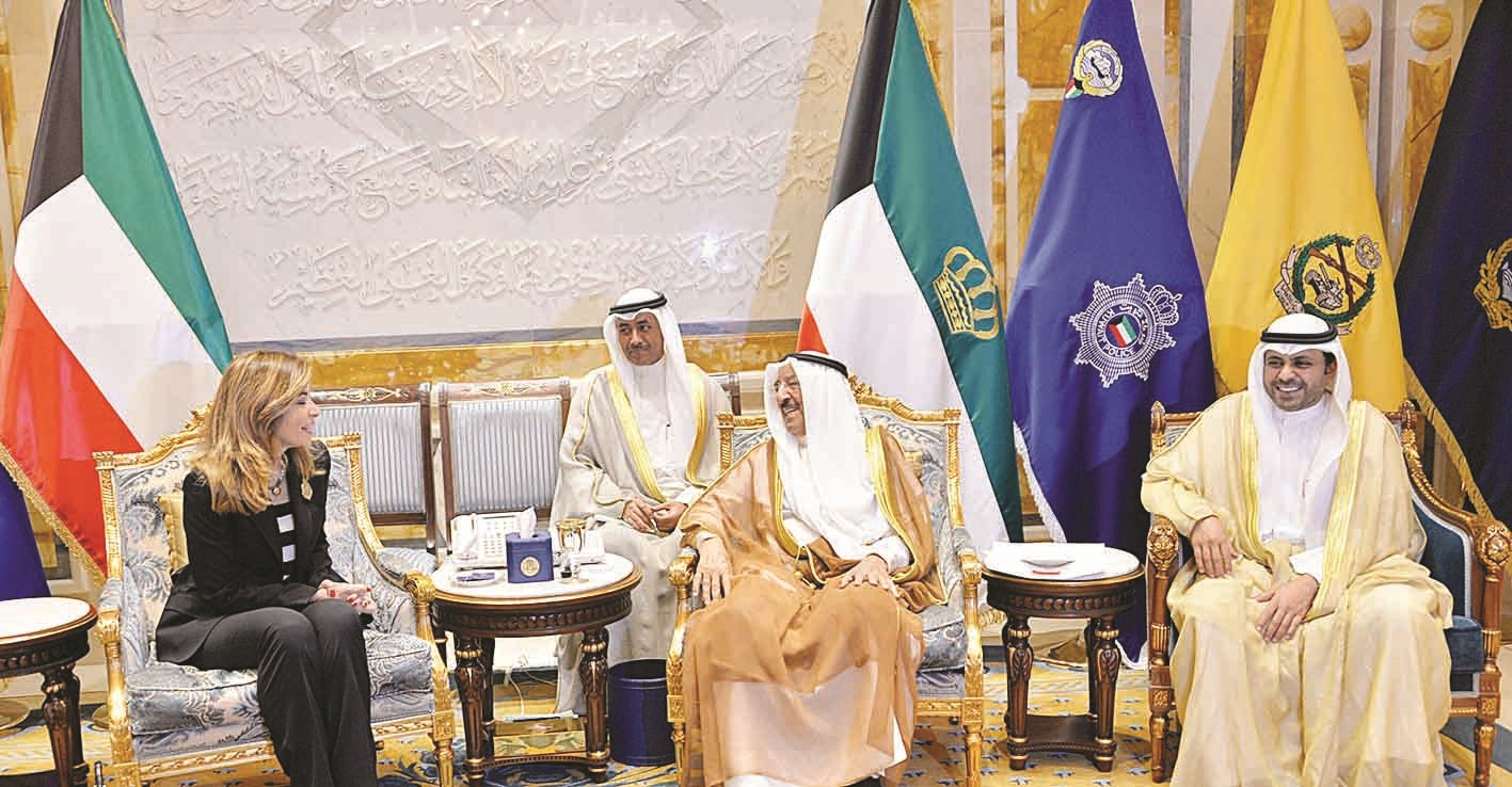 صاحب السمو مستقبلاً الجبري وغيداء طلال