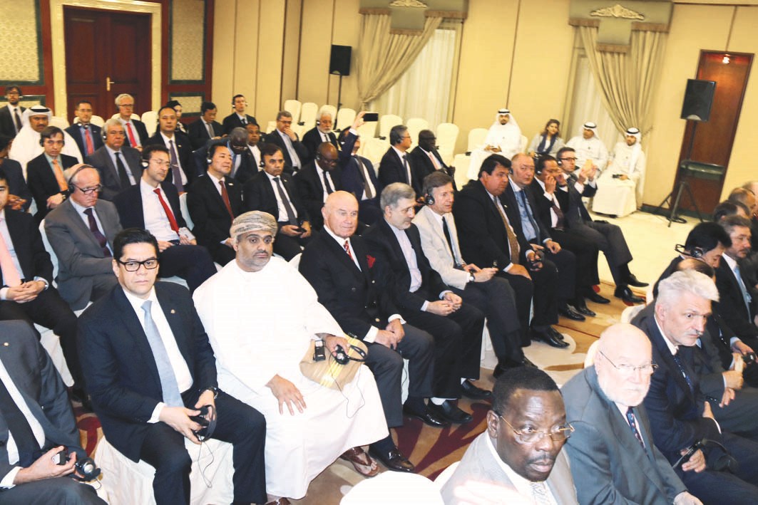 جانب من السفراء الحاضرين