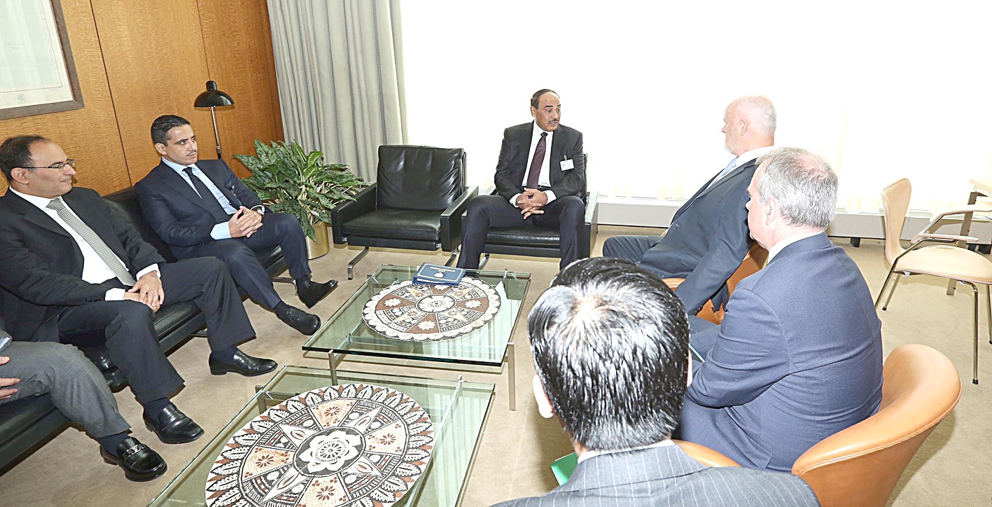 صباح الخالد وبيتر تومسون