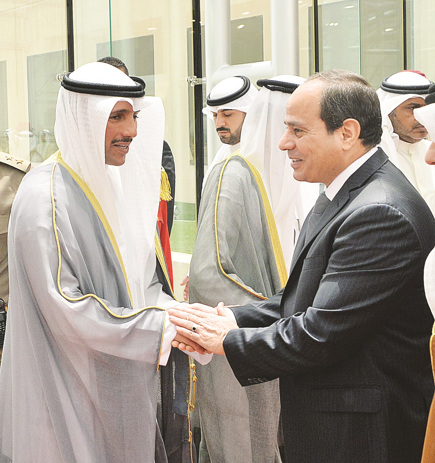 الغانم مودعاً السيسي