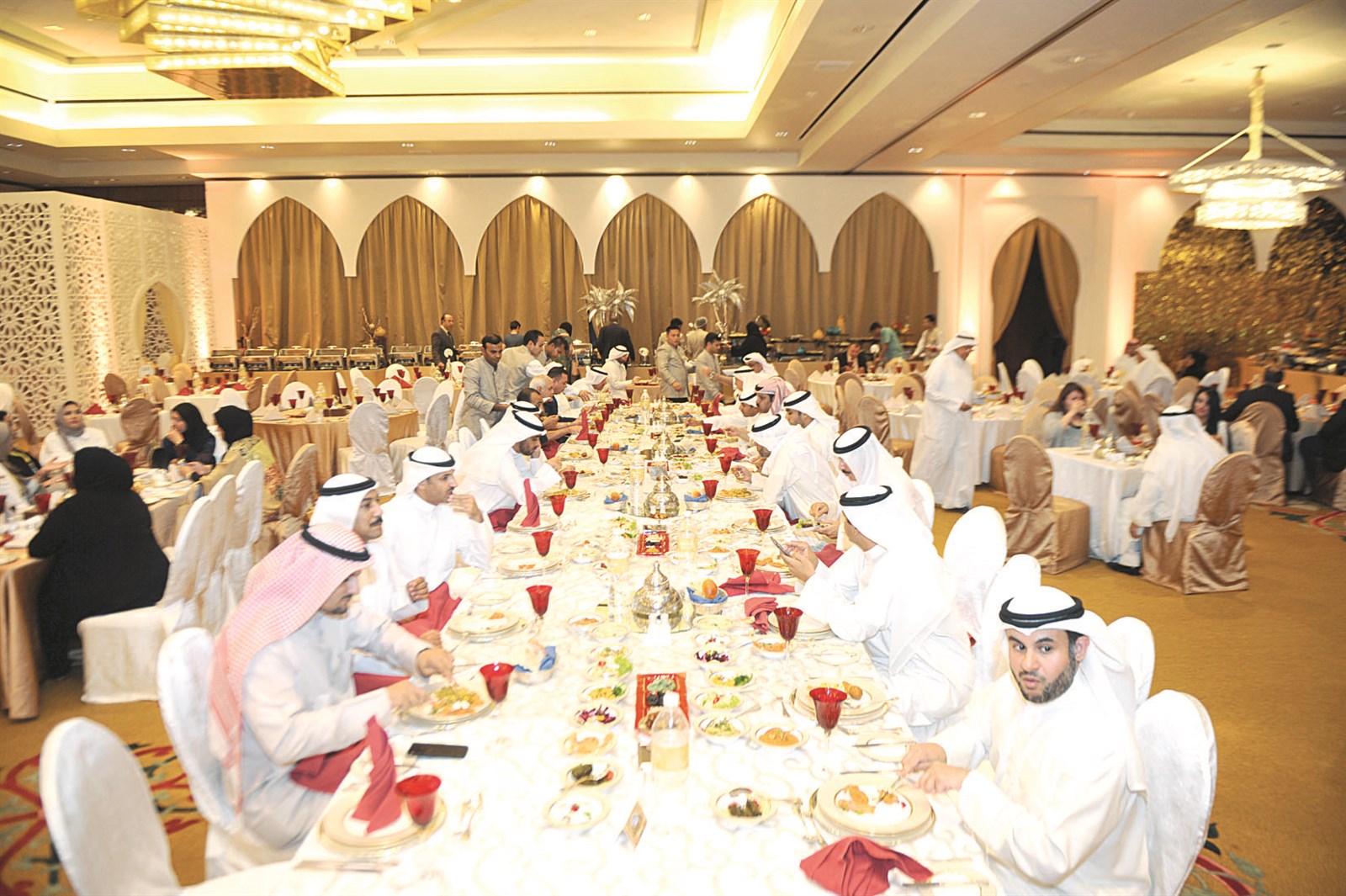 جانب من الغبقة الرمضانية