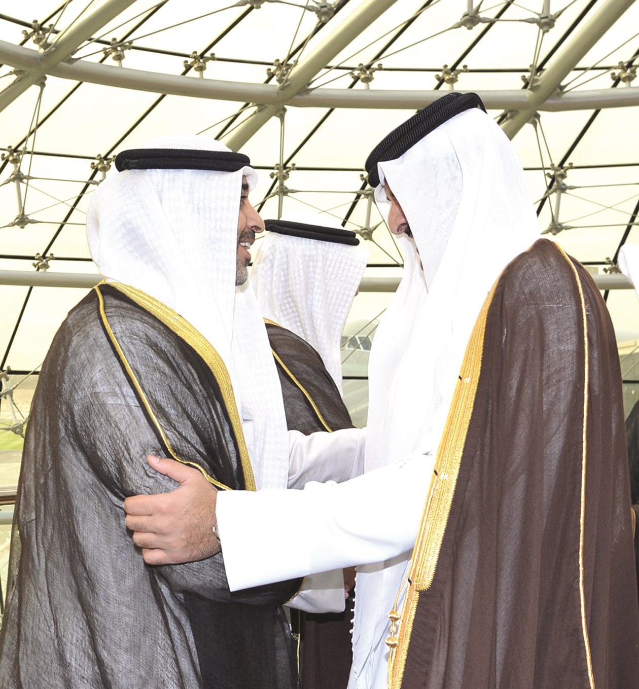 أمير قطر ومحمد العبدالله