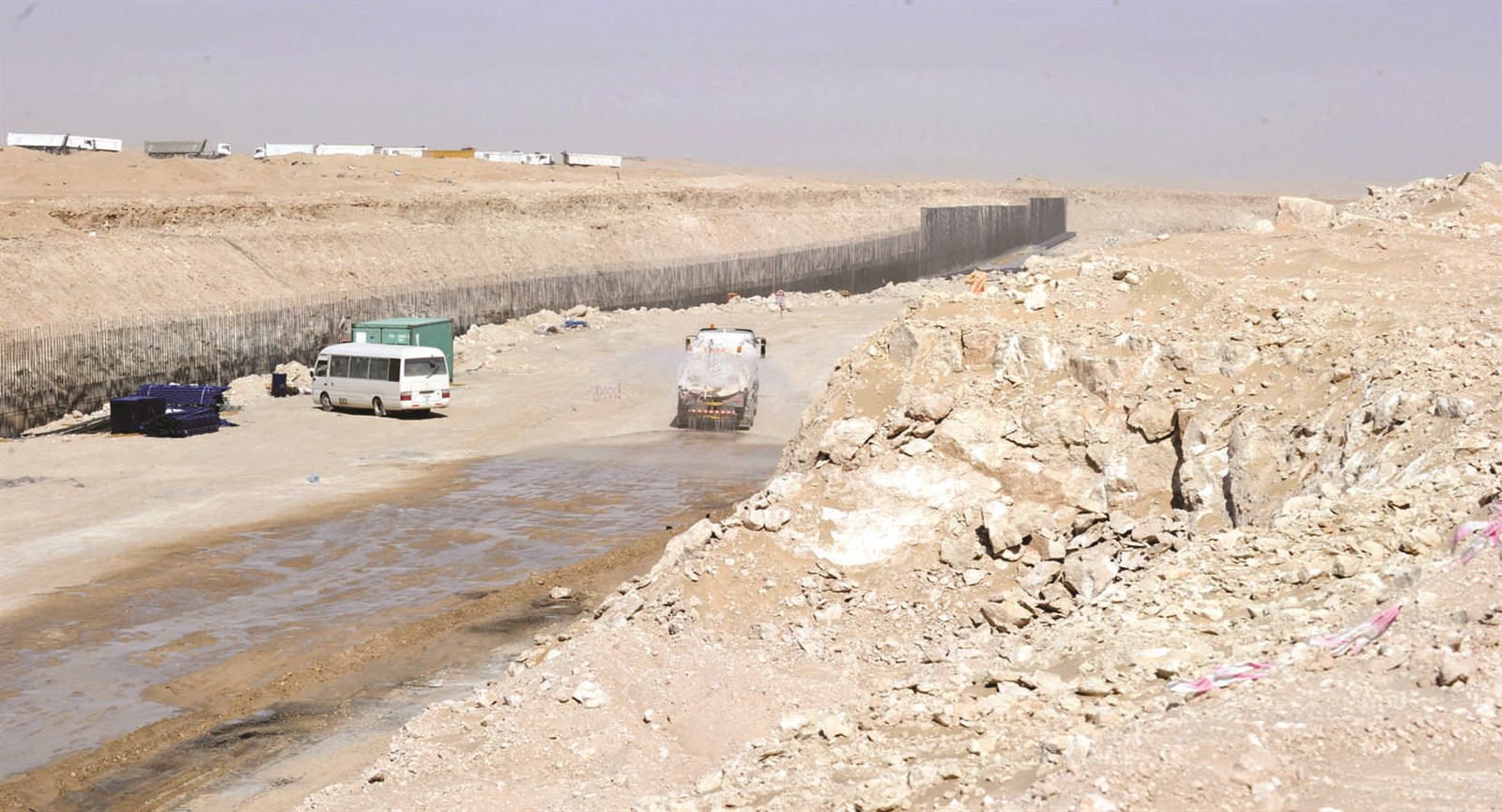 الأعمالُ في «المطلاع» جاريةٌ على قدم وساق