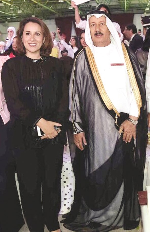 دانا ناصر صباح الأحمد وجواد بو خمسين