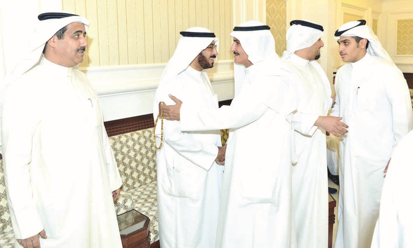 ... وفي استقبال أهالي المنطقة (تصوير نايف العقلة)