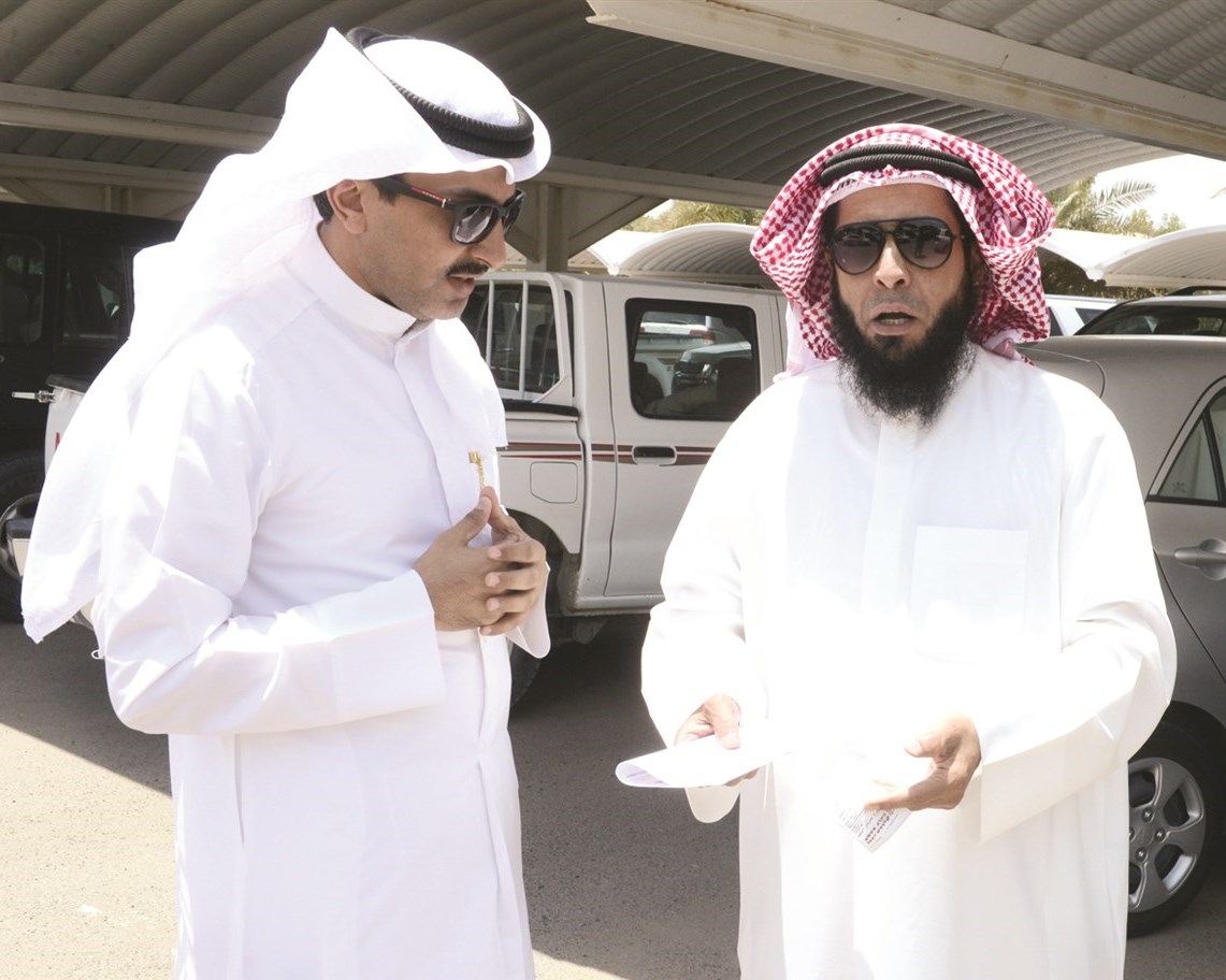 البرشوم متحدثاً للزميل غانم السليماني