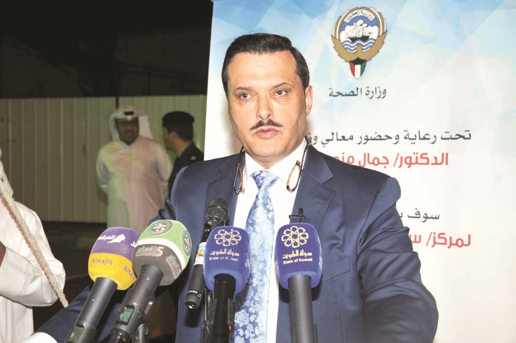 ... ويلقي كلمته في حفل وضع الحجر الأساس