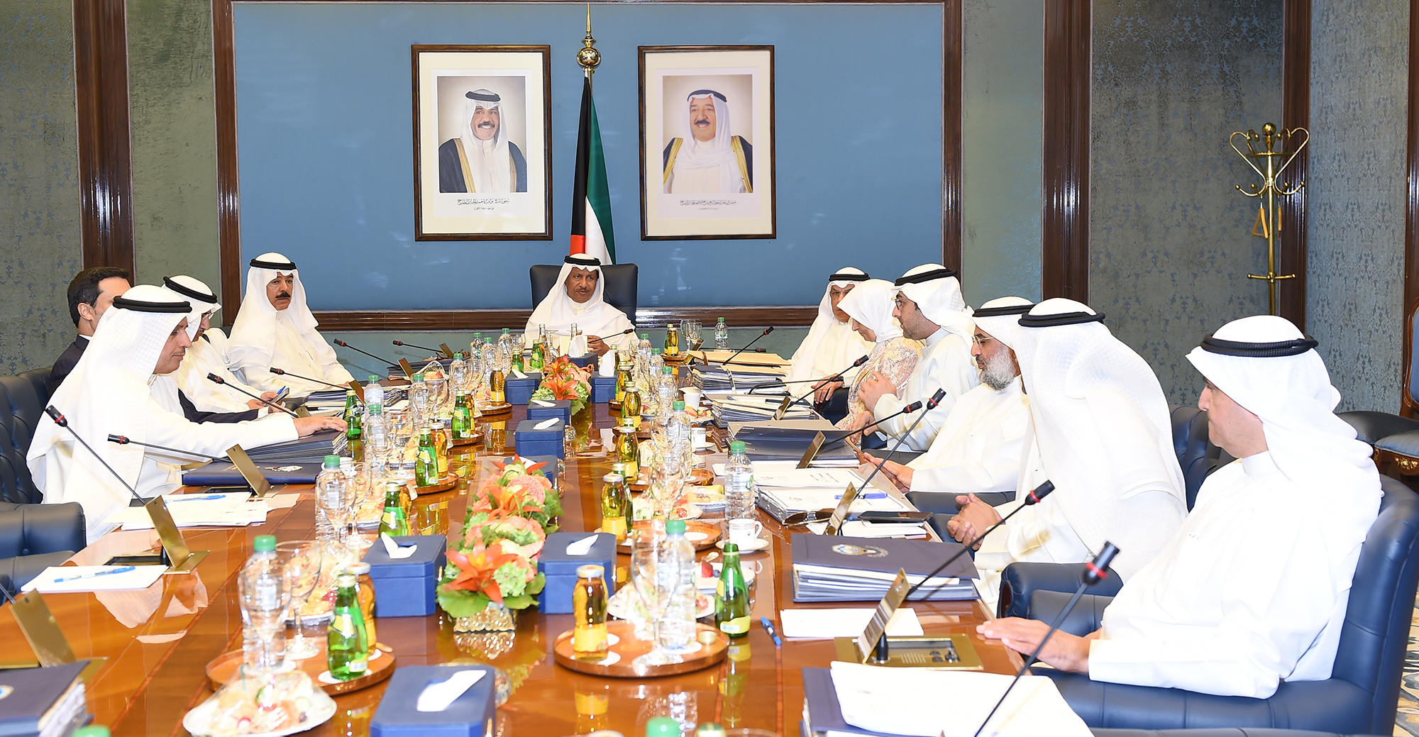 مجلس الوزراء خلال جلسته الأسبوعية  (كونا)