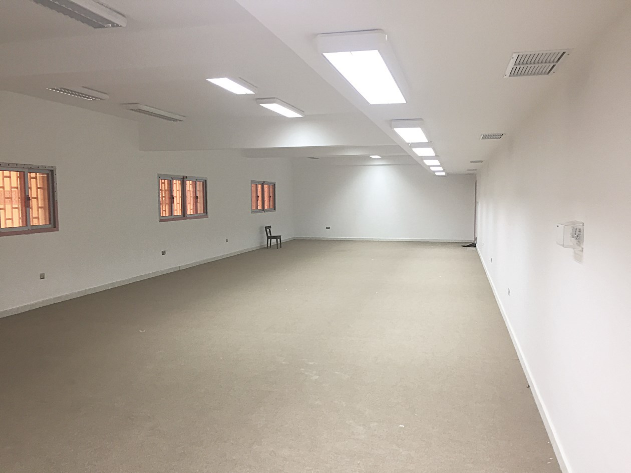 مساحة شاسعة لفصل دراسي