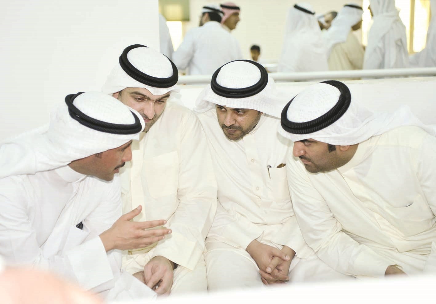 حديث بين الغانم والروضان والجبري وأبل