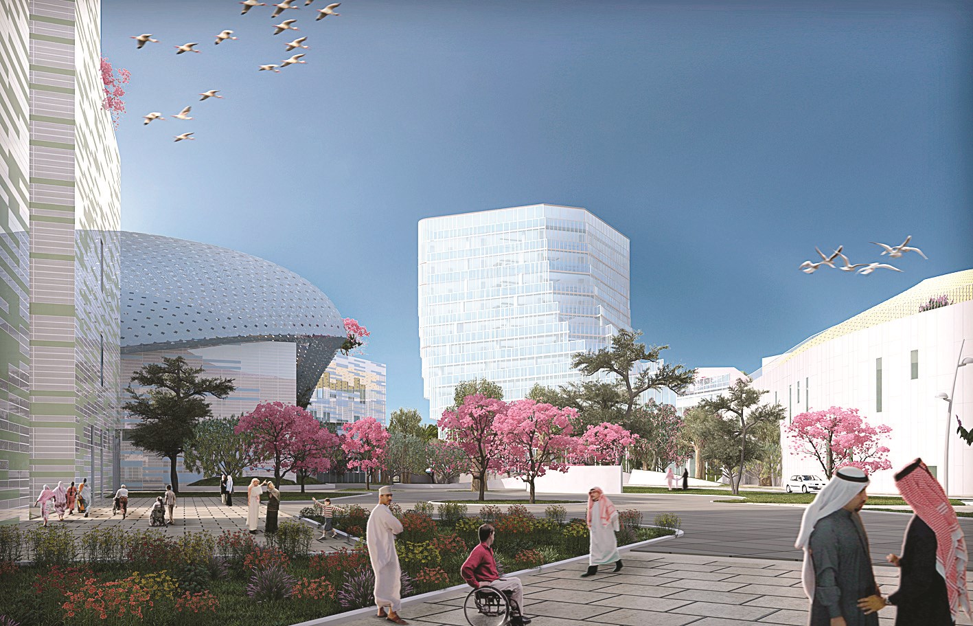 مساحات واسعة لحرية التنقل