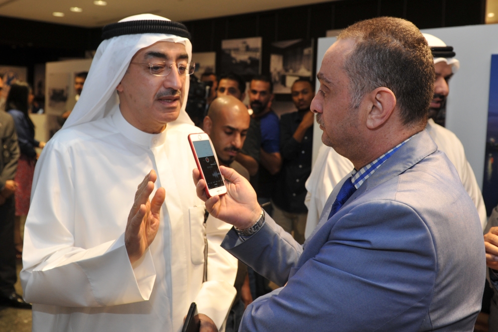 جمال جعفر متحدثا للزميل إيهاب حشيش