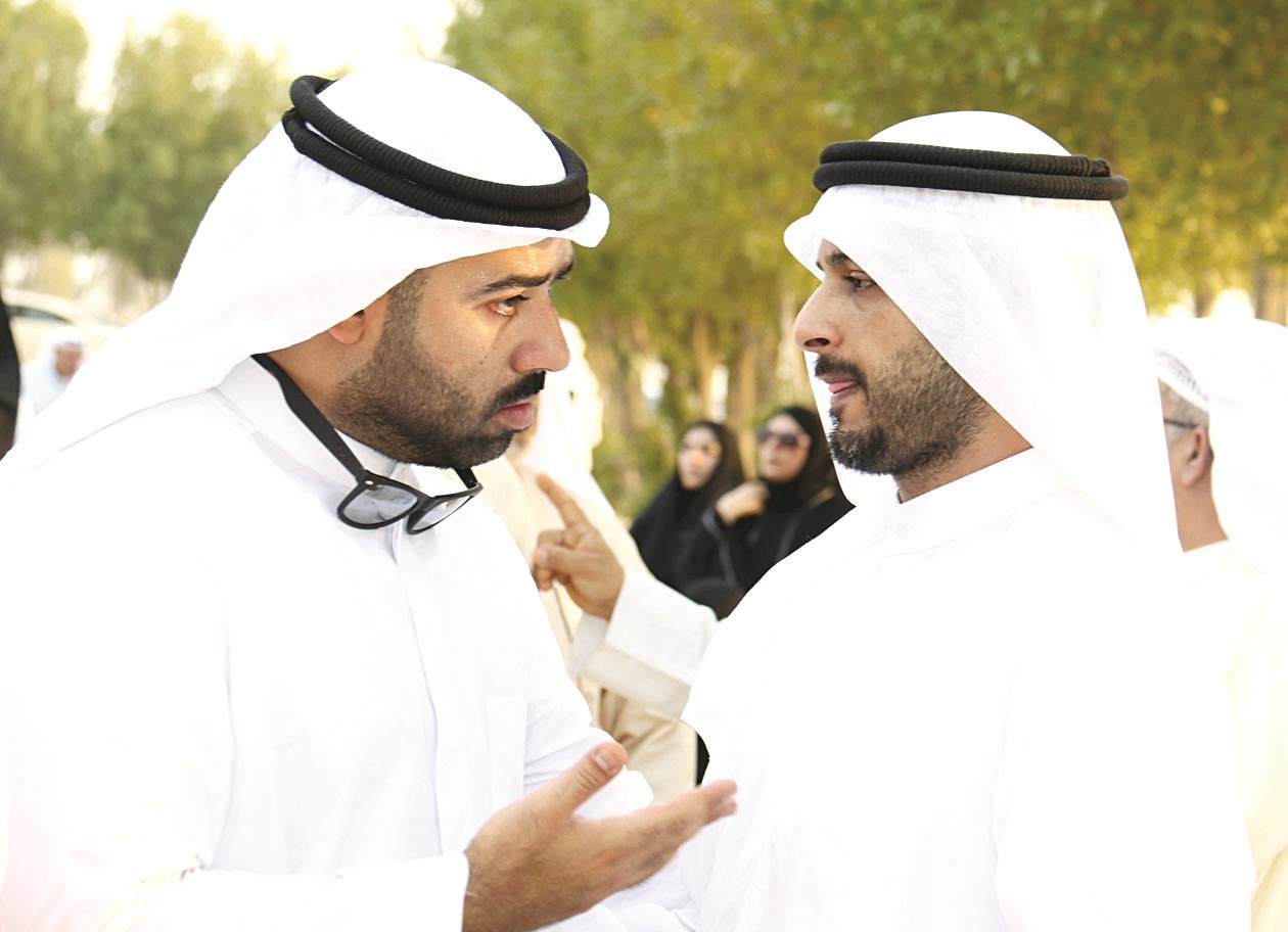 بشار الشطي معزياً صديقه أحمد