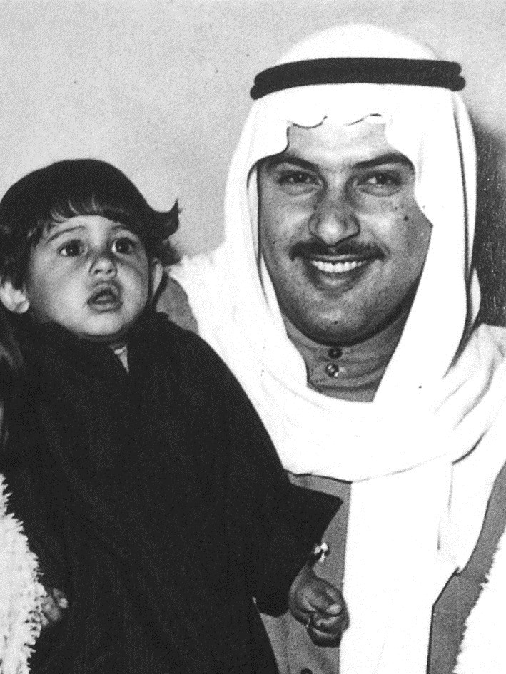 حسين جاسم مع ابنه علي