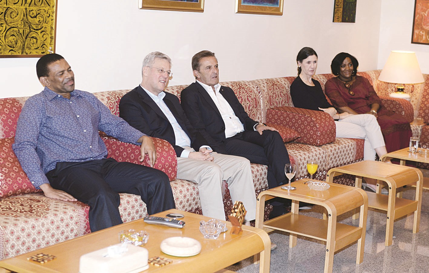 سفراء جنوب أفريقيا وألمانيا ومالطا