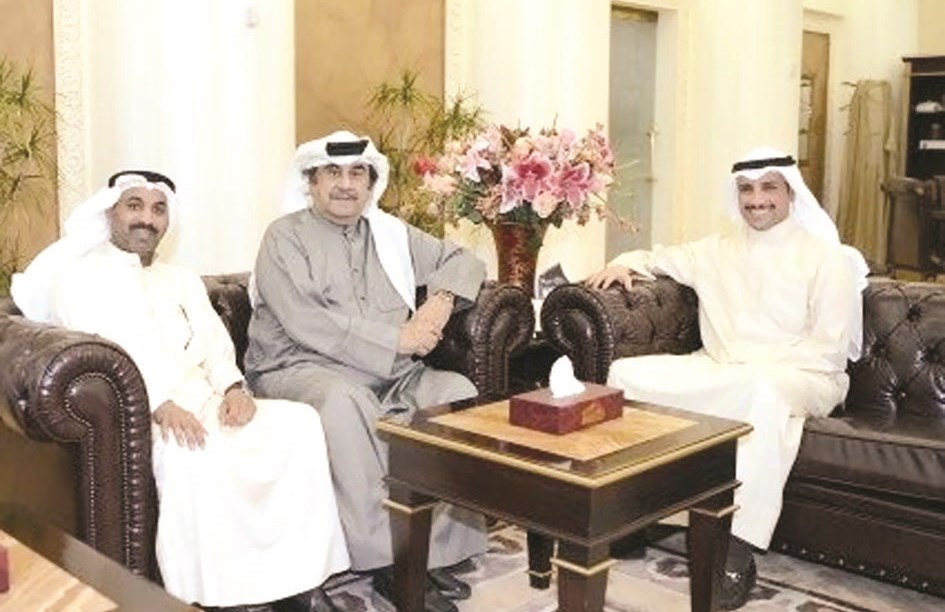 العلي مع مرزوق الغانم والراحل بوعدنان