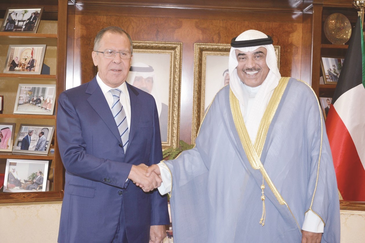 صباح الخالد مرحباً بالضيف الروسي