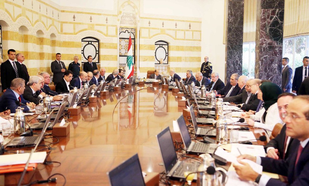 u0645u062cu0644u0633 u0627u0644u0648u0632u0631u0627u0621 u0627u0644u0644u0628u0646u0627u0646u064a u062eu0644u0627u0644 u0627u062cu062au0645u0627u0639u0647 u0628u0631u0626u0627u0633u0629 u0639u0648u0646 (u0627u0644u0648u0643u0627u0644u0629 u0627u0644u0648u0637u0646u064au0629 u0644u0644u0625u0639u0644u0627u0645)