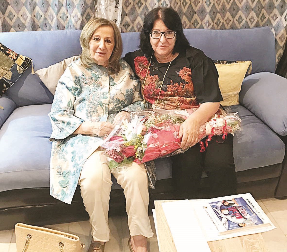 عواطف الزين مع عواطف البدر