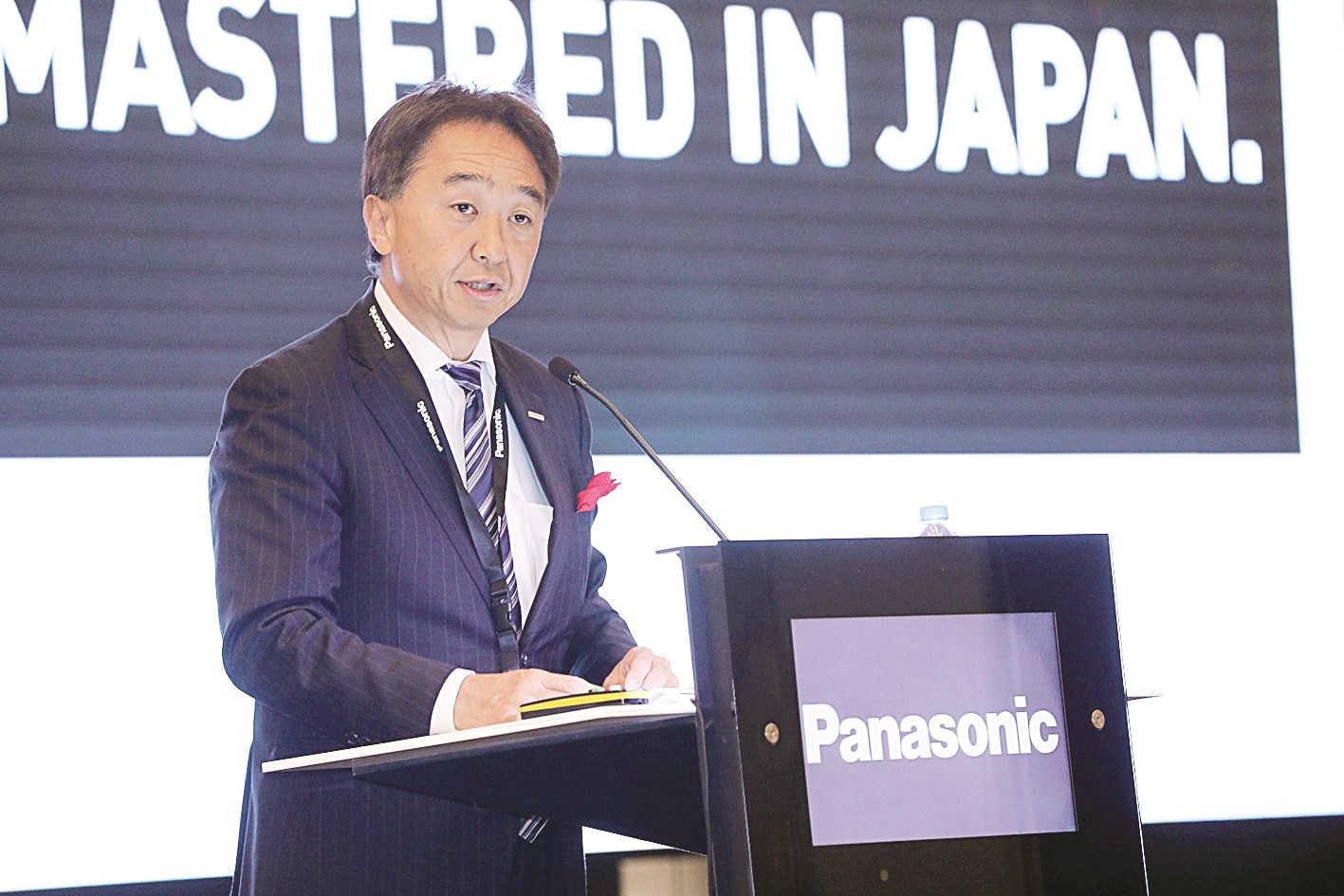 هيروكي سويجيما متحدثاً