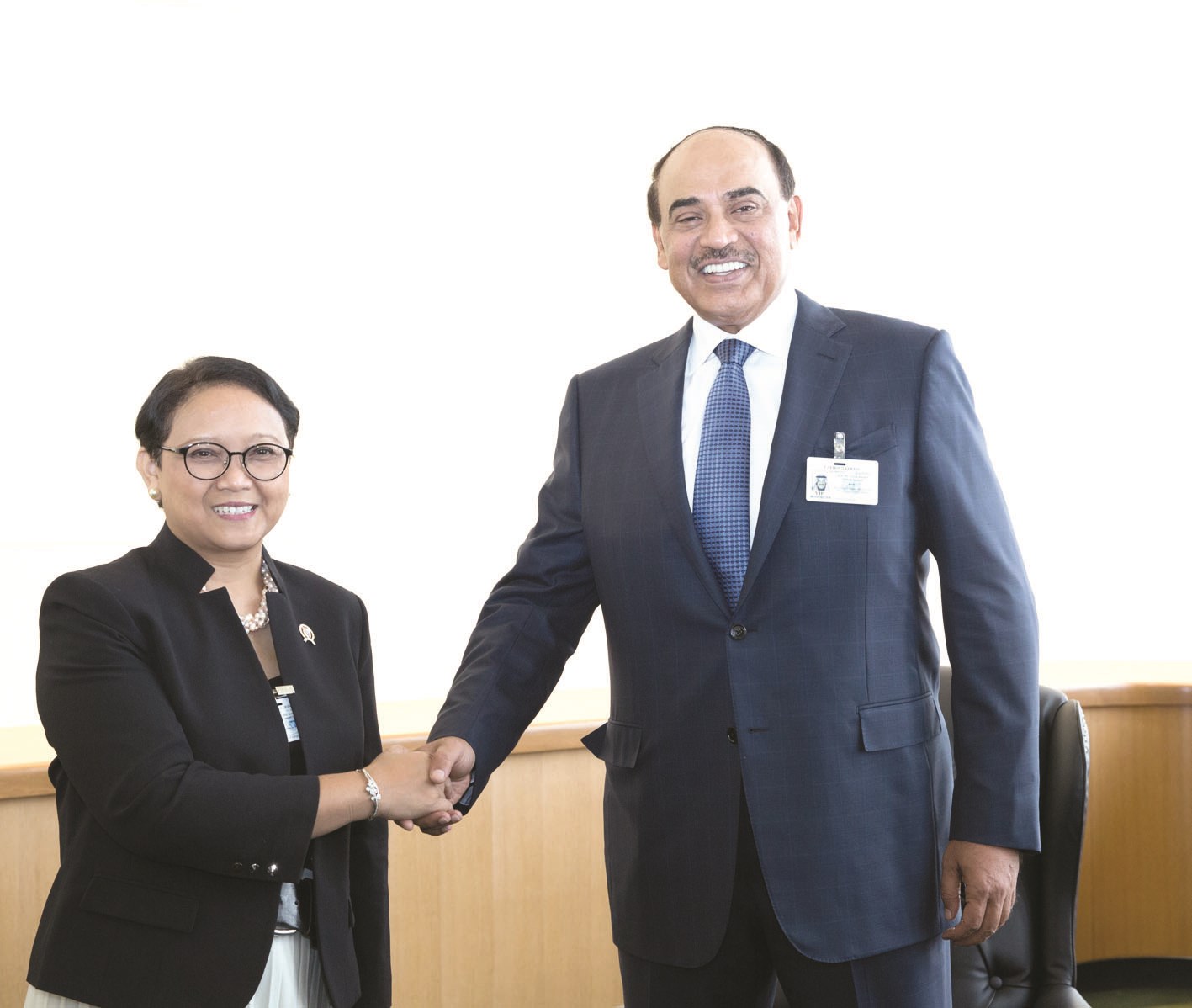 ...ووزيرة خارجية إندونيسيا