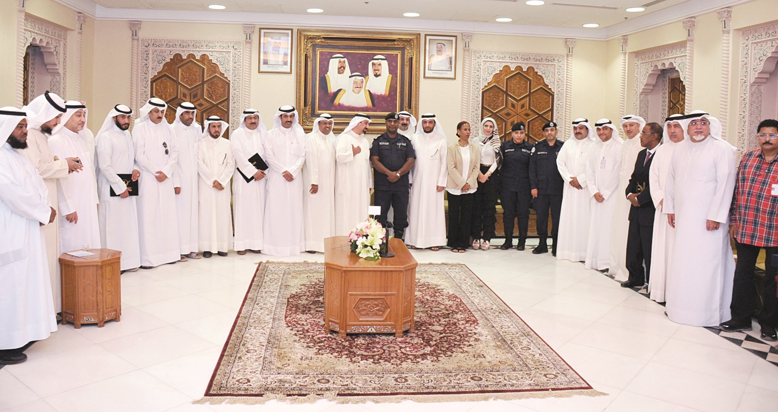 لقطة جماعية للمكرمين (تصوير سعد هنداوي)