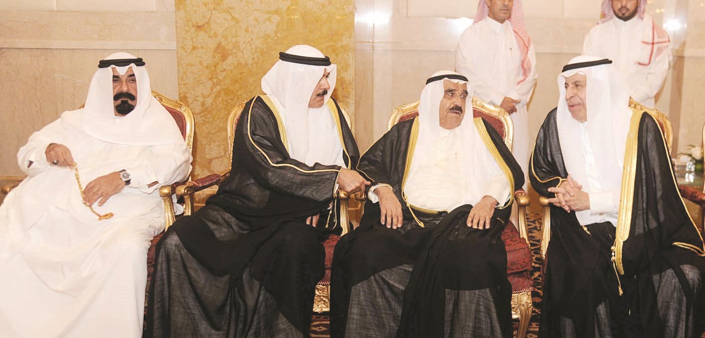 فيصل السعود ومحمد الخالد وأحمد الخليفة والسفير الفايز