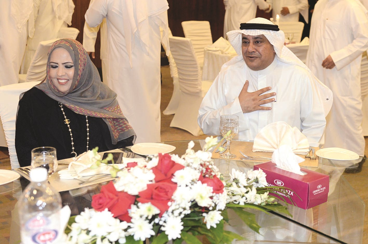 المطيري يشكر الحضور