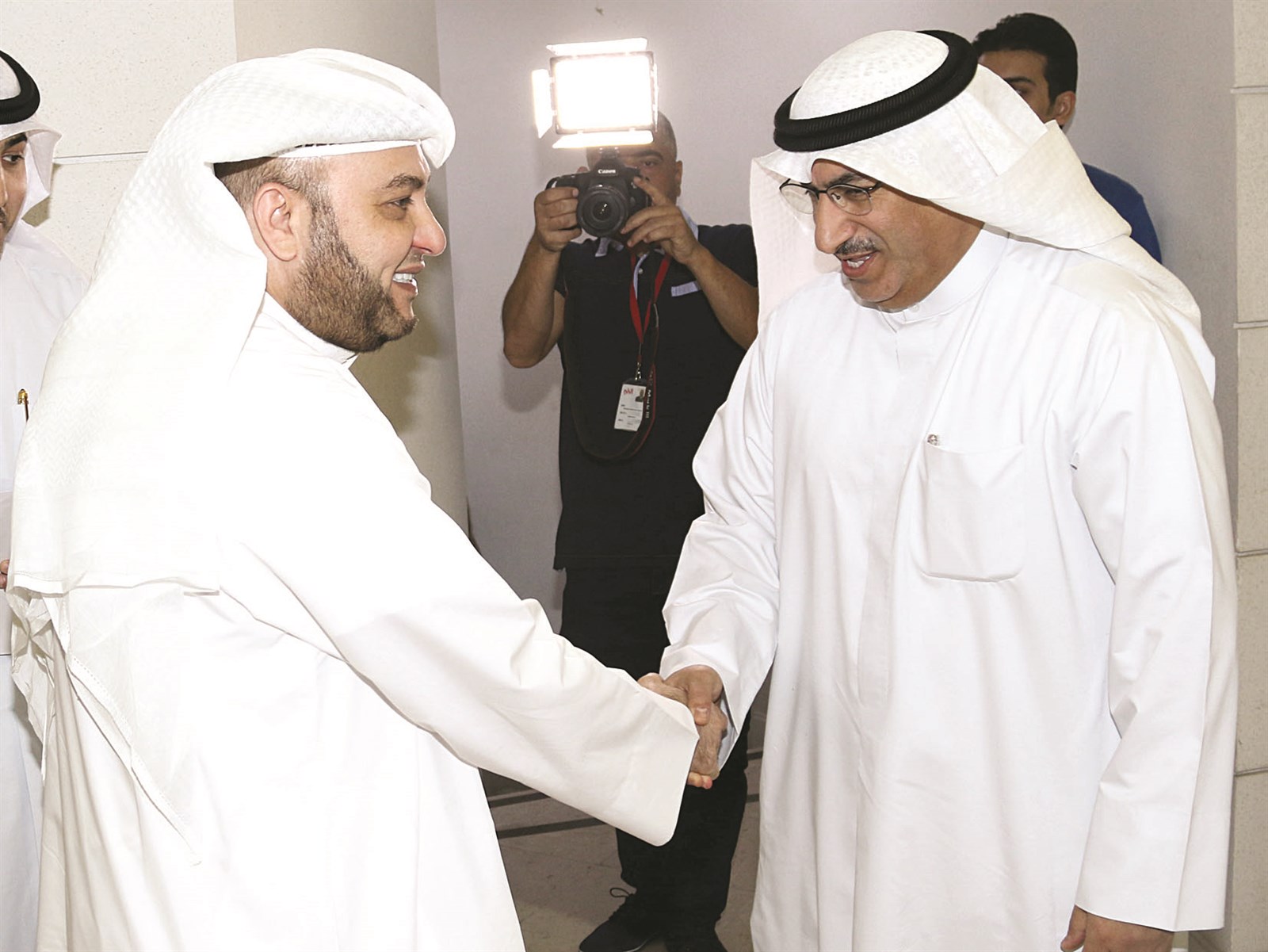 رئيس التحرير الزميل ماجد العلي مرحباً بالوزير الفارس