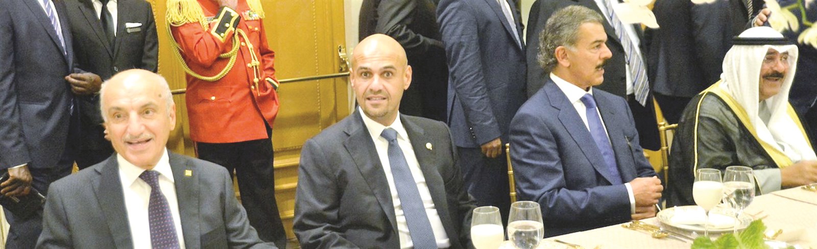 مشعل الأحمد ومحمد الخالد وأنس الصالح ومحمد أبوالحسن