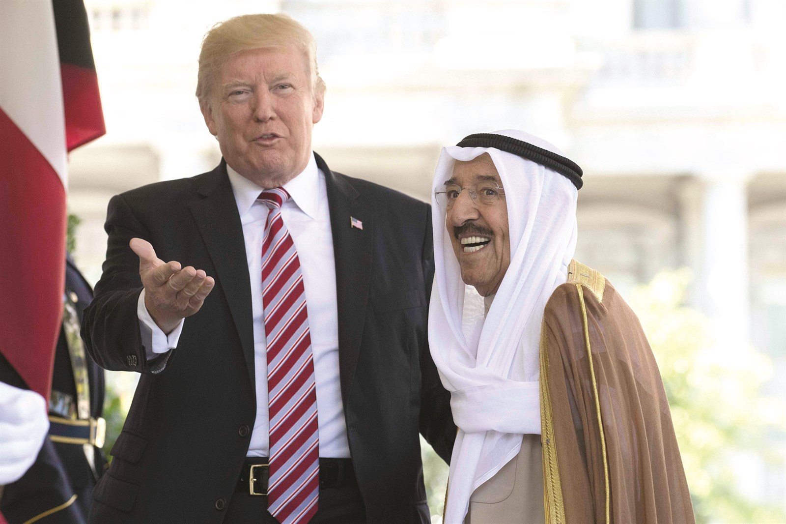 ترامب مرحباً بصاحب السمو