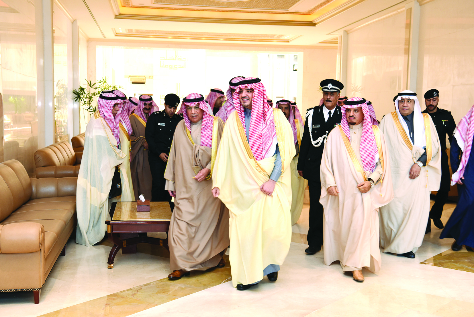 الجراح مستقبلاً نظيره السعودي قبيل المحادثات