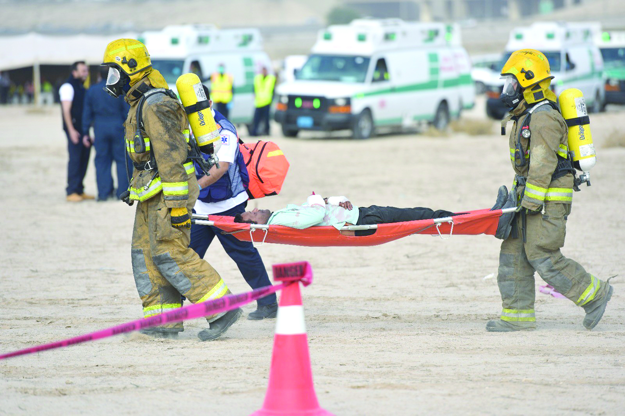 نقل أحد المصابين