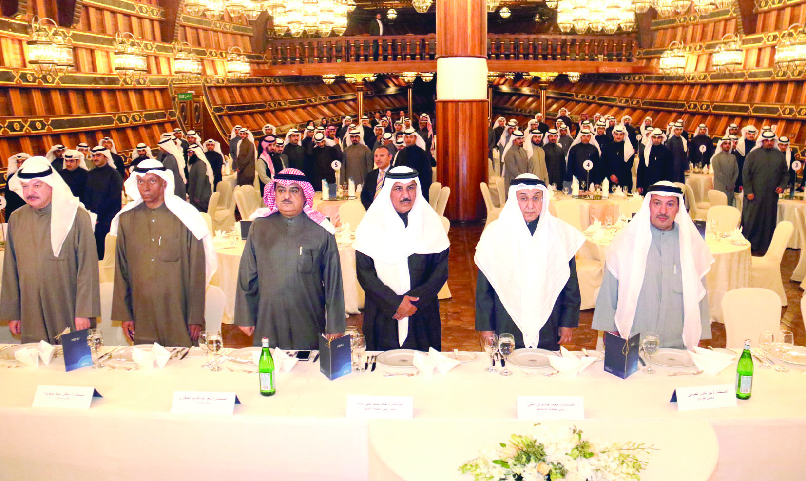 جانب من الحضور في الحفل التكريمي لرجالات القضاء